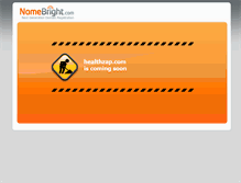 Tablet Screenshot of healthzap.com